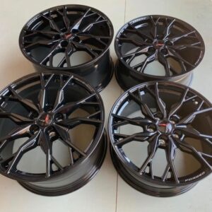 Corvette c8 GM OEM Gloss Black 20 Spoke wheels