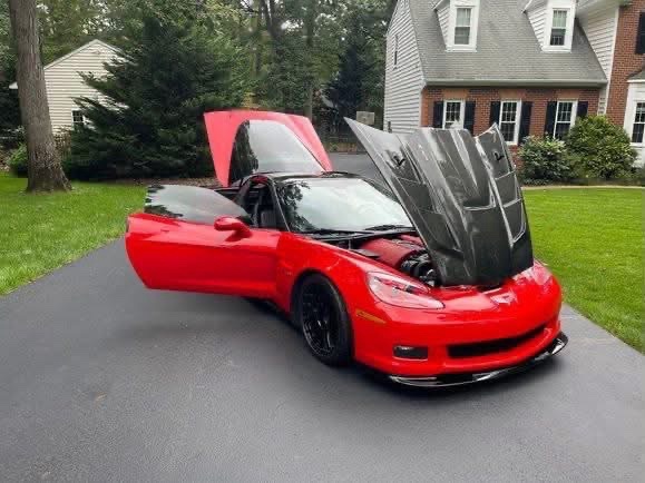 New c6 Dritech ZR Edition 2 carbon fiber hood.