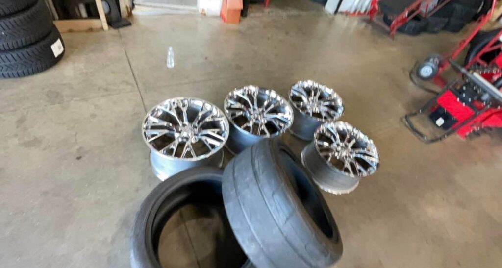 Corvette C7 Z06 OEM CHROME WHEELS