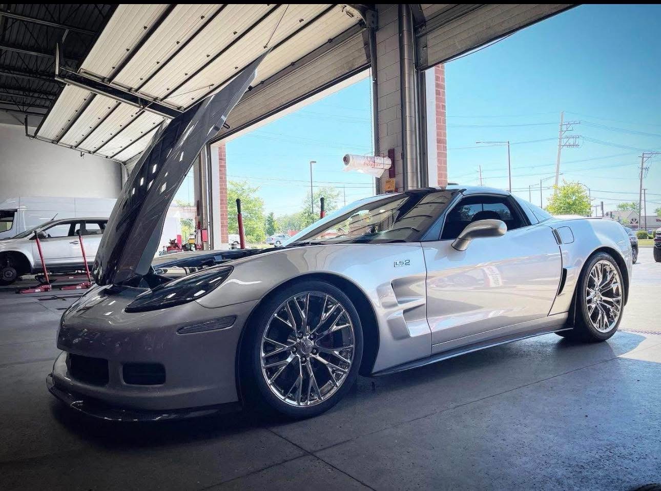 Corvette C7 Z06 OEM CHROME WHEELS - Image 5